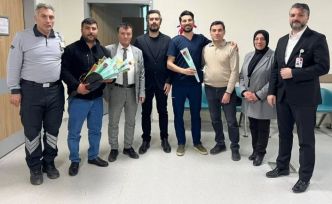 Bayburt’ta sağlık çalışanlarının 14 Mart Tıp Bayramı kutlandı