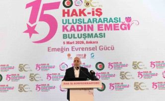HAK-İŞ Başkanı Arlan: "235 bin kadın üyemizle Türkiye’deki en fazla kadın üyeye sahip Konfederasyonuz"