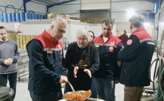 Hatay’da coğrafi işaretli kabak tatlısı üretimi yapan işetme denetlendi