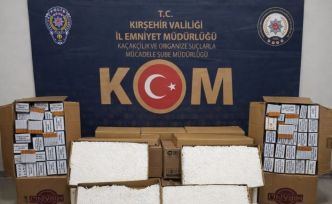 Kırşehir emniyetinden kaçakçılık operasyonu