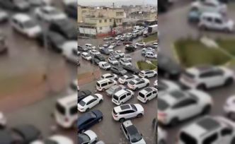 Mardin’de bayram arifesinde araç yoğunluğu yaşandı