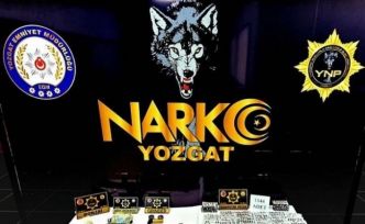 Yozgat’ta yüzlerce uyuşturucu hap ele geçirildi