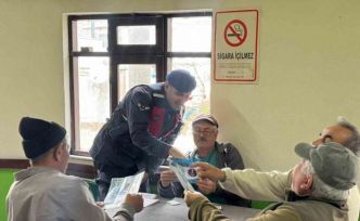 Çanakkale’de jandarmadan köylerde dolandırıcılık ve hırsızlığa karşı bilgilendirme çalışması