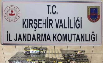 Çiçekdağı’nda kaçak sigara operasyonu