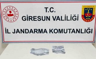 Giresun’daki operasyonlarda 4 şüpheli hakkında adli işlem başlatıldı