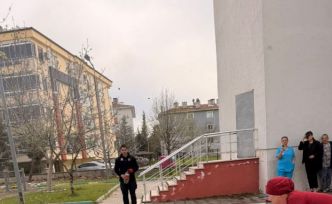 Huzurevinde yangın tatbikatı