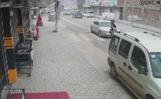 Kahramanmaraş’ta trafik kazası güvenlik kamerasında