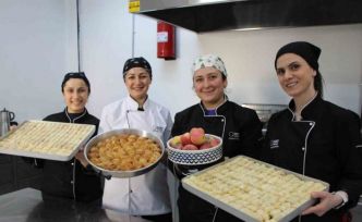 Misket elma tadında baklava