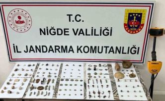 Niğde’de ’Anadolu Mirası’ operasyonu: 145 tarihi eser ele geçirildi
