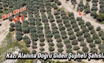 Osmaniye’de kaçak kazı yapan 6 kişi dronla yakalandı