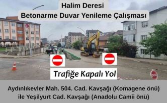 Tevfik Fikret Caddesi’nde kademeli trafik düzenlemesi