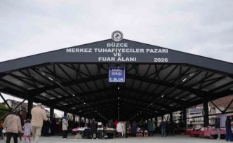 Tuhafiyeciler temiz ve nezih pazaryerine kavuştu