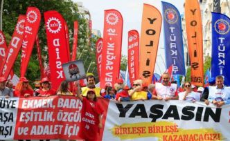 Antalya’da 1 Mayıs coşkusu