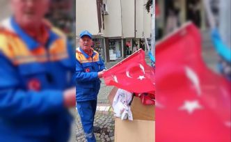 Edirne’de 1 Mayıs sonrası Türk bayraklarının çöpe atılmasına tepki