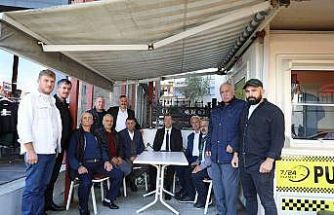 Başkan Ekim’den taksici esnafını ziyaret