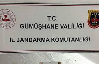 Gümüşhane’de jandarmadan uyuşturucu operasyonu