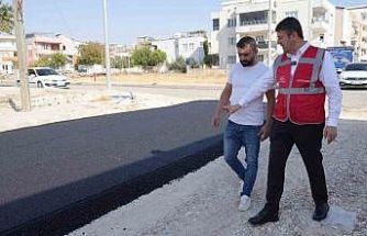 Adıyaman’da, yollar asfaltlanmaya devam ediliyor