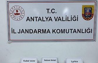 Alanya’da yarım kilo kubar esrar ele geçirildi