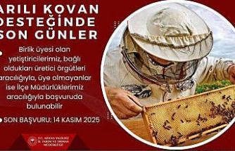 ’Arılı kovan’ desteği için son gün