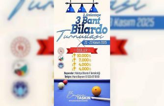 Battalgazi Belediyesi’nden 3. Arslantepe 3 Bant Bilardo Turnuvası