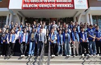 Bilecik’te "Gençler Bakanlığında" projesi kapsamında 90 öğrenci Ankara’ya uğurlandı