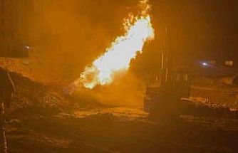 Doğal gaz patlamasıyla çıkan yangında 2 işçi yaralandı