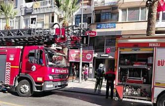 Dönercide çıkan yangın paniğe yol açtı