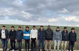 Edirne’de 10 düzensiz göçmen yakalandı