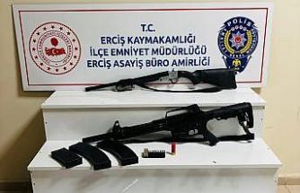 Erciş’te 5 adet ruhsatsız tabanca ve 2 adet yivsiz av tüfeği ele geçirildi
