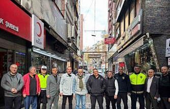 İl Emniyet Müdürü Sinan Ergen esnaflarla bir araya geldi