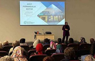 Kadınlara afet bilinci eğitimi