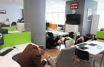 Kartal Belediyesi’nde deprem tatbikatı başarıyla gerçekleştirildi