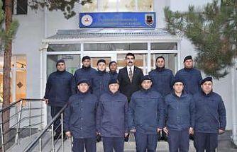 Kaymakam Eser; kolluk kuvvetlerini ziyaret etti