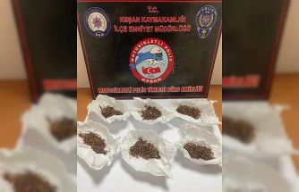 Keşan’da polis uyuşturucuya bulanmış tütün ele geçirdi