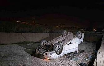 Kırıkkale’de otomobil takla attı: 1 yaralı