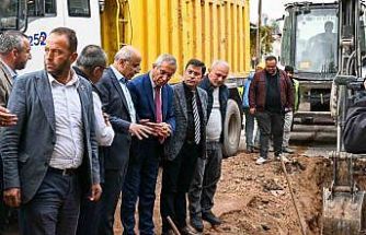 Malatya Büyükşehir Belediyesi altyapı çalışmalarına aralıksız devam ediyor