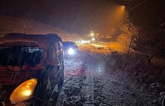 Malatya’da kar yağışı ulaşımı olumsuz etkiledi