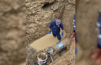 Merzifon’un eskiyen içme suyu hattı patlak verdi: Bir ayda 107 su arızası yaşandı