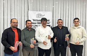 Rize’de gazeteci Yavuzer Tarlan anısına ödül töreni düzenlendi