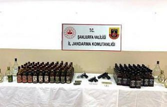 Şanlıurfa’da alkol, silah ve uyuşturucu operasyonu: 1 gözaltı