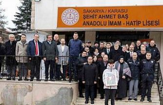 2018 yılında vatan uğruna can veren şehidin ismi okula verildi