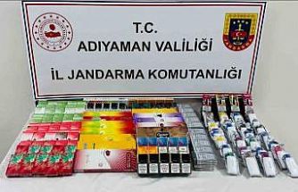 Adıyaman’da kaçak sigara operasyonu: 1 gözaltı