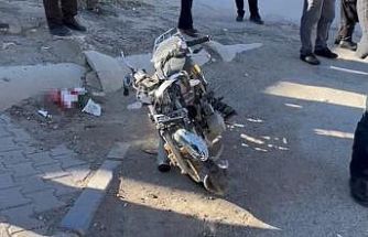 Adıyaman’da motosiklet ile otomobil çarpıştı: 1 yaralı