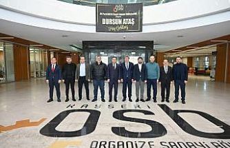 AK Partili Ataş, Kayseri OSB Yönetim Kurulu Toplantısı’na konuk oldu