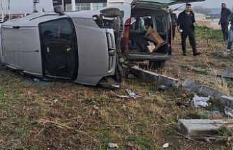 Amasya’da kamyonetler çarpıştı: 4 yaralı