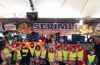 Anaokulu Öğrencilerinden Yerli Malı Haftası’na anlamlı ziyaret