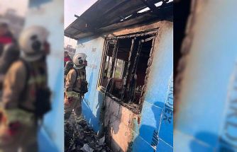 Antakya’da müstakil ev yandı