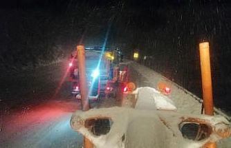 Antalya-Konya karayolunda kar yağışı başladı