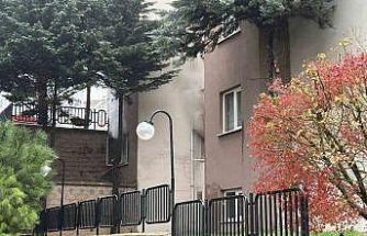 Arnavutköy’de Kiptaş konutlarında yangın paniği blok boşaltıldı