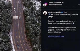 Aydos Ormanı’nda kartpostallık manzara havadan görüntülendi